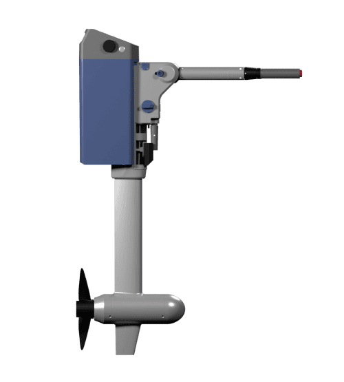 Barre franche repliable du moteur hors-bord électrique U2